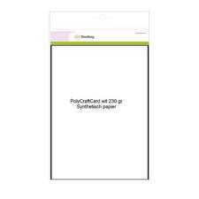 CraftEmotions PolyCraftCard - A4 230 g (10 ark) - Syntetisk Papir