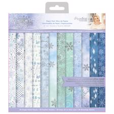 Crafter's Companion Paper Pad 6x6" - Glittering Snowflakes