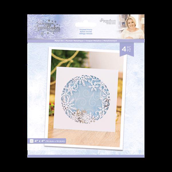 Crafters Companion Die - Glittering Snowflakes / Frosted Flurry (ring)