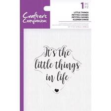 Crafters Companion Clear Stamp - Little Things