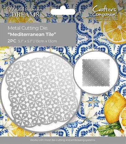 Crafters Companion Die - Mediterranean Dreams / Tile