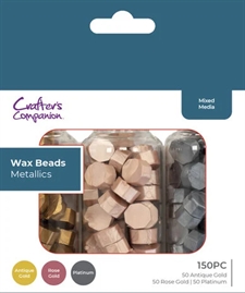 Crafter's Companion Wax Seal Beads - Metallics