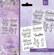 Crafters Companion Clear Stamp - Wisteria / Today and Allways