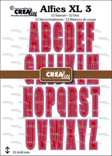 CREAlies Alfies No.3 - Capital Letters & Shadows XL