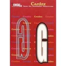 CREAlies Cardzz Die Set - Letters / G