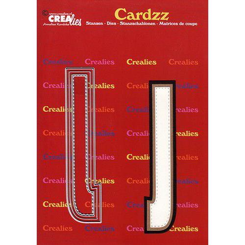 CREAlies Cardzz Die Set - Letters / J