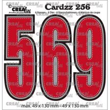 CREAlies Cardzz Die Set no. 256 - Numbers 5, 6 og 9