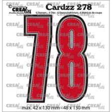 CREAlies Cardzz Die Set no. 278 - Numbers 7 og 8