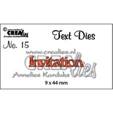 CREAlies - Text Die - Invitation