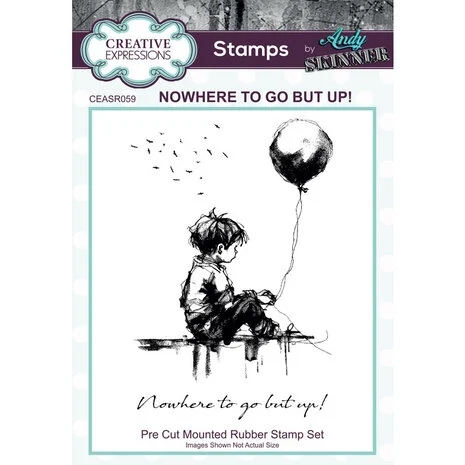 Creative Expressions Cling Stamp - Andy Skinner / Nowhere To Go But Up!