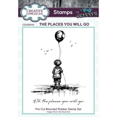 Creative Expressions Cling Stamp - Andy Skinner / The Places You Will Go