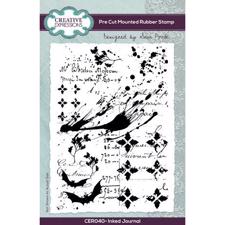Creative Expressions / Sam Poole Cling Stamp - Inked Journal