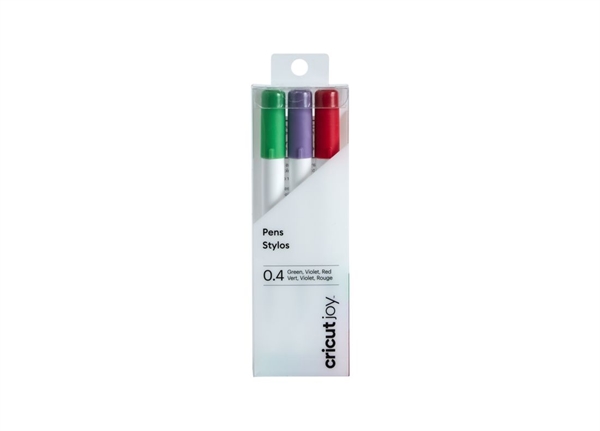 Cricut JOY - Pens / Fine Point 0.4 (Red/Green/Violet)