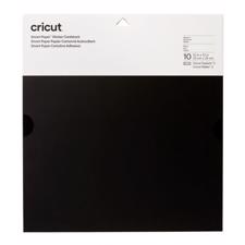 Cricut Smart Sticker Cardstock 33x33 cm - Black (10 ark)