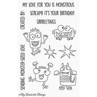 My Favourite Things Stamp Set - Monster Sized