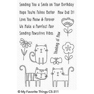 My Favourite Things Stamp Set - Meow Mix