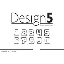 Design 5 Die - Small Numbers