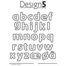 Design 5 Die - Dotted Alphabet - Lower Case
