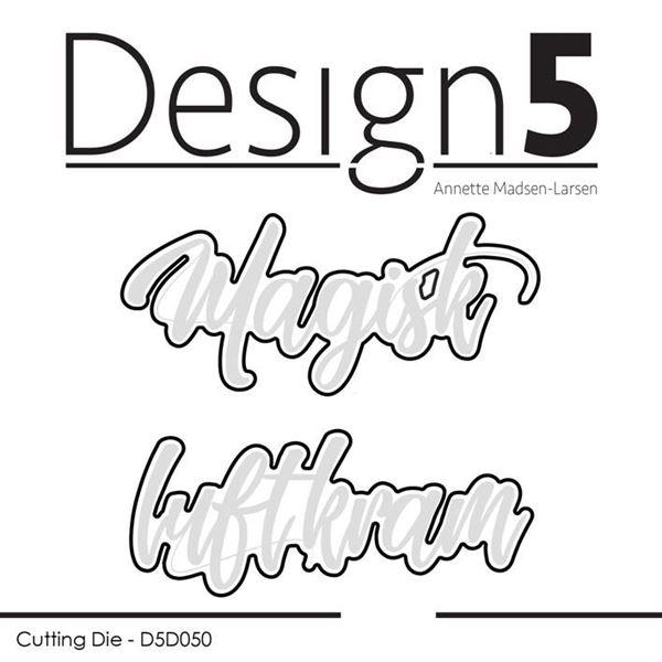 Design 5 Die - Skygge til stempel / Magisk & Luftkram
