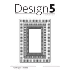 Design 5 Die - Rectangle / Stripes