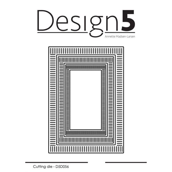 Design 5 Die - Rectangle Stripes (løse rammer)