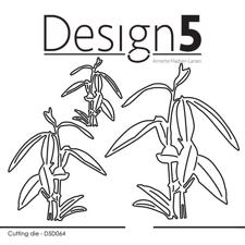 Design 5 Die - Tall Leaves