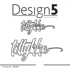 Design 5 Die - Tillykke x 2 
