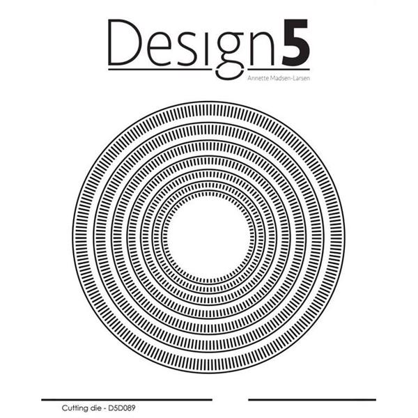 Design 5 Die - Circleframes Stripes (hele cirkler)