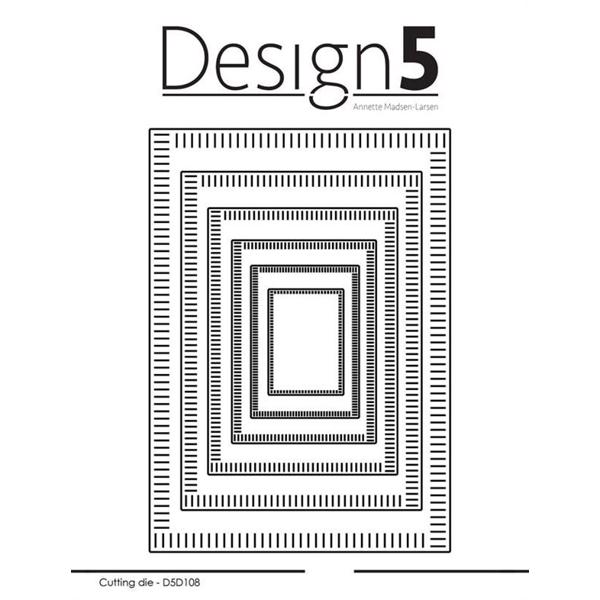 Design 5 Die - Rectangle Stripes (hele firkanter)