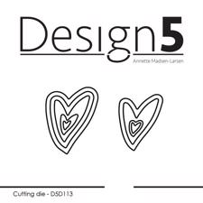 Design 5 Die - Crazy Hearts