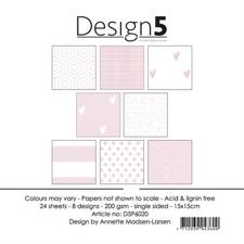 Design 5 Paper Pad 15x15 cm - Cosmic Dust