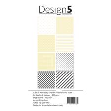 Design 5 Paper Pad 10x21 - Star Dust (slimline)