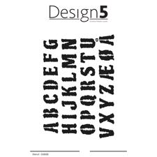 Design 5 Stencil - Letters