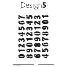 Design 5 Stencil - Numbers