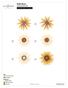 Altenew DIE (3D Layering Set) - Bright Bloom