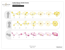 Altenew DIE - Craft-a-Flower (3D Layering Set): Garden Cosmos