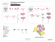 Altenew DIE - Craft-a-Flower (3D Layering Set): Garden Cosmos