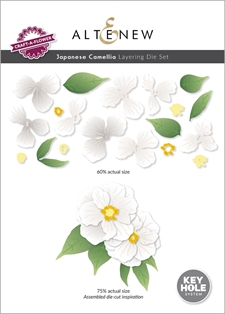 Altenew DIE Set - Craft-a-Flower (3D Layering Set): Japanese Camellia (die)