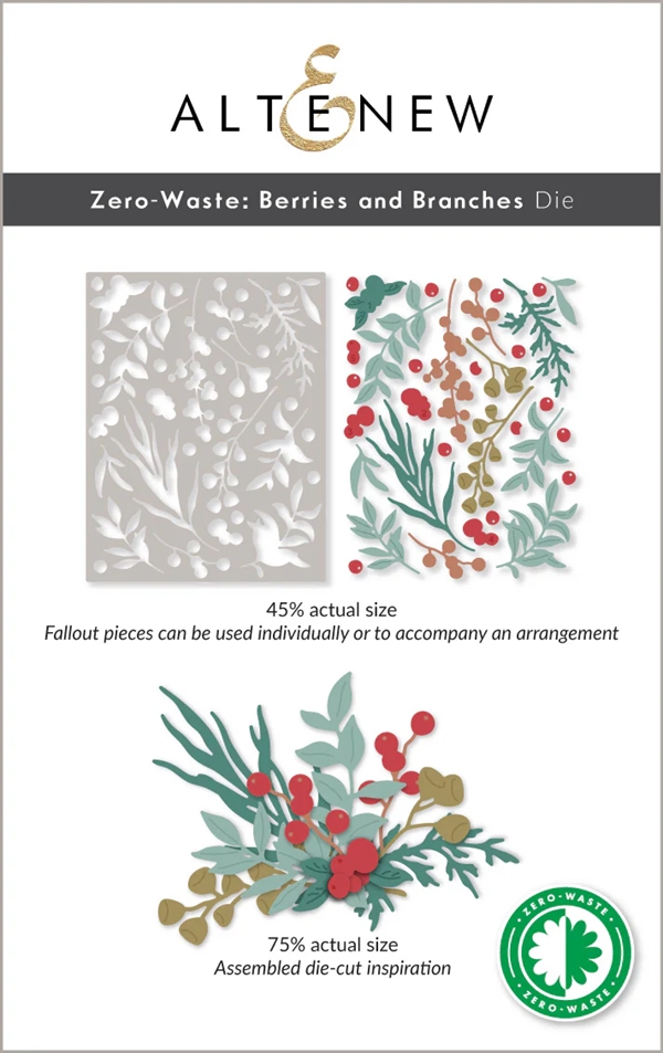 Altenew DIE - Zero Waste Berries and Branches