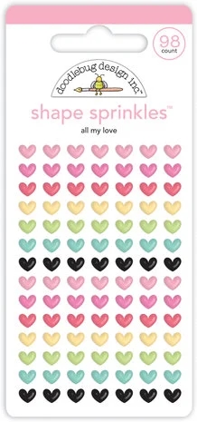 Doodlebug Shape Sprinkles - All My Love