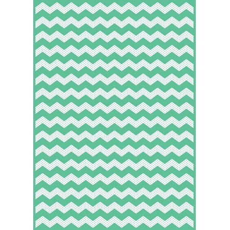 Teresa Collins Embossing Folder - A4 / Dotted Chevron