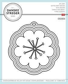 Danske Streger Die Set - Forår (Blomst Tag)