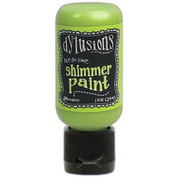 Dylusion SHIMMER Paint - Fresh Lime