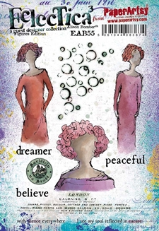 PaperArtsy A5 Cling Stamp - Alison Bomber / 55: Figures Edition