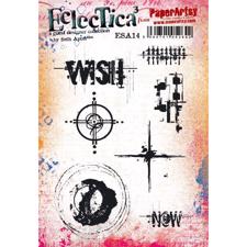 PaperArtsy A5 Cling Stamp - Seth Apter No. 14 / Wish