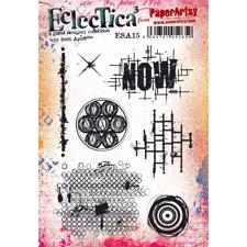 PaperArtsy A5 Cling Stamp - Seth Apter No. 15 / Now
