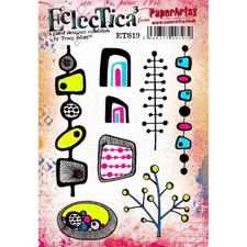 PaperArtsy A5 Cling Stamp - Tracy Scott No. 19 / Retro