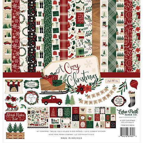 Echo Park Paper Collection Pack 12x12" - A Cozy Christmas
