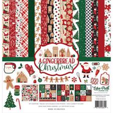Echo Park Paper Collection Pack 12x12" - A Gingerbread Christmas