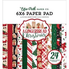 Echo Park Paper Pad 6x6" - A Gingerbread Christmas